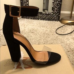 Black stylish shoes!